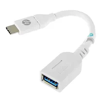 Adaptador USB-C para USB HP HP011GB - Branco