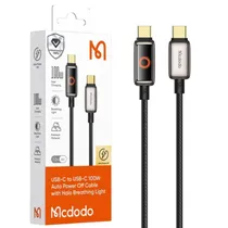 Cabo USB-C Mcdodo CA-668 100W (1.2M) - Gold