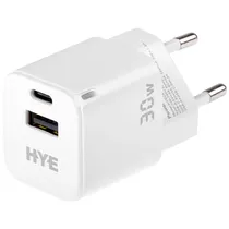 Adaptador de Tomada USB e USB-C Hye C44 2 Saídas Bivolt - Branco