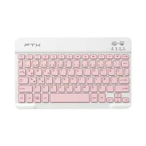 Teclado FTX FTXB09 Español White/Pink Bluetooth