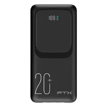 Carregador Portátil FTX PB-20LCD-BK 20000MAH 22.5W - Preto