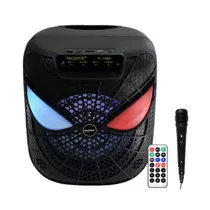 Caixa de Som / Speaker Prosper P-1060 / 6.5" / 5000W / Bluetooth / USB / FM - Preto