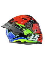 Capacete para Motociclista LS2 FF816 Cosmos Monark Orange