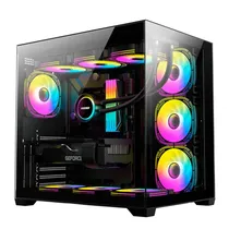 Gabinete FTX PCC-G07 Lateral Frontal Trans 4FAN Black