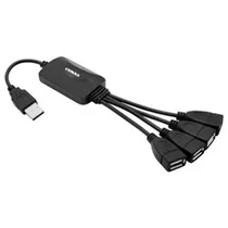 Hub USB 2.0 Satellite A-HUB05 4 Portas - Preto