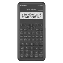 Calculadora Ciêntifica Casio FX-95MS-2-W-DH-V 2ª Edição 12 Dígitos - Preto