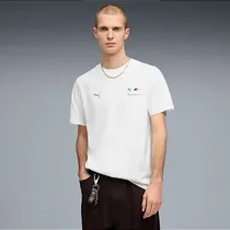 Remera Puma BMW MMS Essentials Logo Blanco