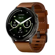 Relogio Garmin Venu 4 010-03014-03 Silver/Brown