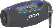 Speaker Joog Pair Ultra 450W IPX5 Bluetooth TWS Auracast Gray (Microfone Sem Fio Incluído)