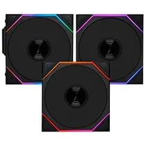 Cooler para Gabinete Lian Li Uni Fan TL Wireless 120 12X12 Argb Preto - Kit com 3 (12TL1W3B)