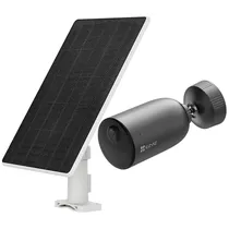 Câmera IP Smart Ezviz CS-EB3/SP Wi-Fi 4G 3MP 2K com Painel Solar