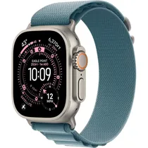 Apple Watch Ultra 3 (GPS + Celular Caixa de Titânio Natural e Pulseira Na Cor Light Blue Alpine Loop 49 MM L MEWP4LW/A
