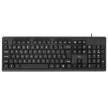 Teclado USB Mtek KB8188M-PT Português Preto