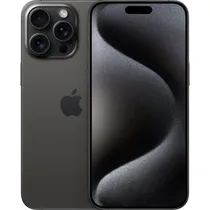 Apple iPhone 15 Pro Max 256GB LL Tela Super Retina XDR 6.7 Cam Tripla 48+12+12MP/12MP Ios 17 Black Titanium - Swap 'Grade B' (Esim)(1 Mês Garantia) / Fully Tested - 100% Funcional