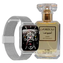Relogio Smart Watch G-Tide S6 Pro + Perf Ambos Silver