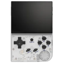 Console Gameboy Switch Anbernic RG35XX - Recarregável - PS1/PS2/PSP/Nint - 3.5" - Transparent White