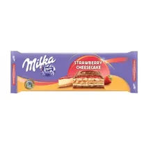 Milka Choc. Strawberry Cheesecake 300GR