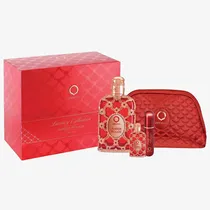 Perfume Orientica Kit Amber Rouge Edp 80ML+7.5ML+Decant+Gift Bag