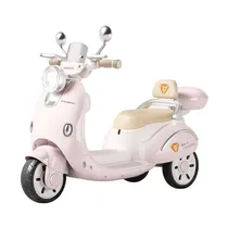 Moto Eléctrico Infantil Retrô ,Rosa Mod 679