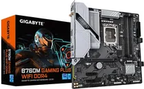 Placa Mãe Gigabyte B760M Gaming Plus Wifi LGA1700/ 4XDDR4/ PCI-e/ M.2/ HDMI/ DP