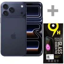 Apple iPhone 17 Pro Max A3257 Esim 256GB/12GB Ram de 6.9" 48+48+48MP/18MP + Protector de Pantalla Tempered Glass Screen Pro+