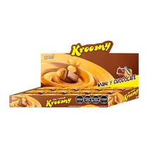 Pasta Doce Gam Kroomy Chocolate e Amendoim Caixa 24X10G
