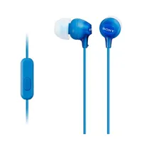Auricular Sony In-Ear MDR-EX15AP Blue c/Mic.
