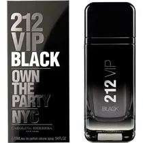 Perf Masc Carolina Herrera 212 Vip Black Edp 200ML