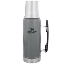 Garrafa Térmica Stanley Classic Mate System de 1.2 Litros - Cinza