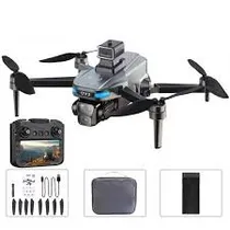 Hetzer Drone L300 Ultra Pantalla/GPS /90°/2 Baterias Grey