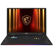 Notebook Gamer MSI Raider HX Ai A2XWIG-420US Intel Core Ultra 9 285HX Pantalla QHD+ 18" / 32GB de Ram / 1TB SSD / WIN11HOME / Geforce RTX5080 16GB - Core Negro (Inglés)