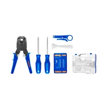 Kit Wadfow WHS2B46 46 Peças Crimpador + Testador de Cabo de Rede