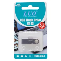 Pendrive de 32GB Luo Flash Driver USB 2.0/3.0 - Prata