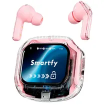 Fone Ear Smartfy FS20P Bluetooth Tela TCH Pink