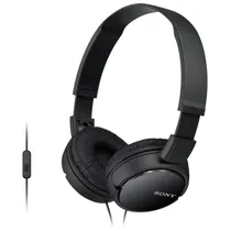Auricular Sony On-Ear MDR-ZX110 AP Black c/Mic.