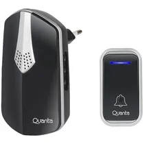 Campainha Quanta QTCW05 - 150M - À Prova D'Água - Preto - Caixa Dan