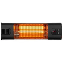 Aquecedor Elétrico Infravermelho Pamapic PH-SLBG 1500W 110V - Black