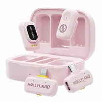 Micrófono Inalámbrico Hollyland Lark A1 Combo Pink