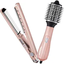Kit Escovas Secador + Prancha Babyliss Pro - Rose Gold