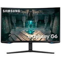 Monitor Gamer Samsung Odyssey G6 LS32BG652EN 32" QHD Curvo Va 240HZ / 1MS - Preto