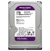 HD Western Digital Purple 1TB SATA3 5400RPM 3.5" - WD11PURZ (Garantia PY