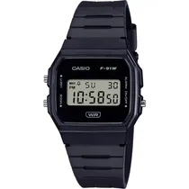 Relógio Casio Pop F-91WB-1ADF Digital Unissex - Preto