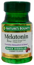 Nature's Bounty Melatonin 3MG (120 Capsulas)