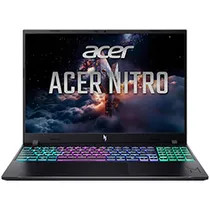 Notebook Gamer Acer Nitro V 16 ANV16-I31-70WA Intel Core 7 240H Pantalla Wuxga 16" / 16GB de Ram / 512GB SSD / WIN11HOME / Geforce RTX5060 8GB - Obsidian Negro (Inglés)