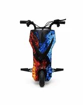 Triciclo Elétrico Infantil Drift Midi Pro MDP-88S 8” 350W – Ice Fire(Capacete e Kit de Proteção)