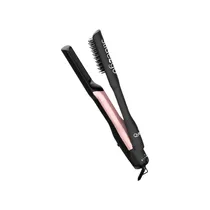 Cepillo Alisador Quanta QTALS1600 SLIDE2GO 200C Black/Rose Bivolt