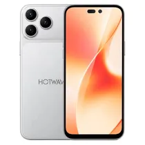 Celular Hotwav A18 Pro Max 128GB 4GB Ram Dual Sim Tela 6.65" 48MP - Silver White