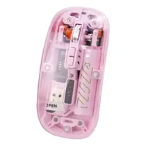 Mouse Satelite A-773G Sem Fio BT2.4GHZ Rosa 1600DPI