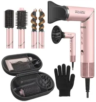 Secador de Cabelo Mondial SM-01-BLDC-GR Multifuncional 5 Em 1 1500W 110V/60HZ Golden Rose