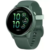 Relógio Garmin Vivoactive 6 010-02985 com GPS/Wi-Fi - Verde